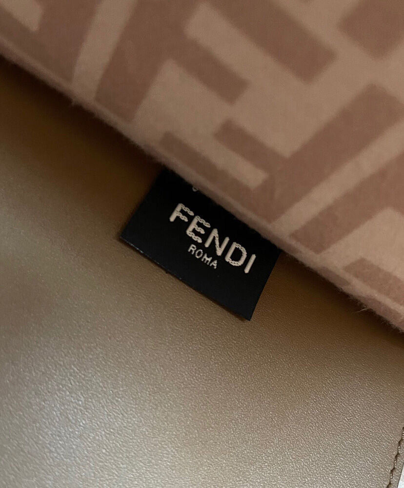 Fendi Sunshine Medium Shopper Bag 8BH386 Gray